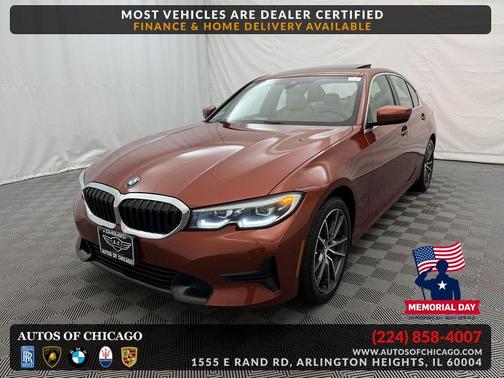 Sunset Orange Metallic 2021 BMW 330 xDrive