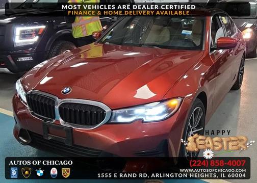Sunset Orange Metallic 2021 BMW 330 xDrive