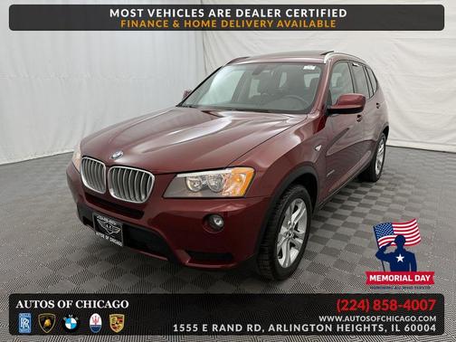 Vermillion Red Metallic 2013 BMW X3 xDrive28i