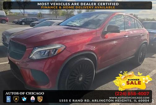 designo Cardinal Red Metallic 2016 Mercedes-Benz GLE-Class 4MATIC