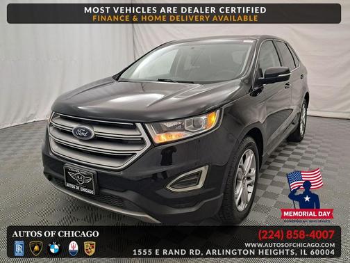 Shadow Black 2017 Ford Edge Titanium