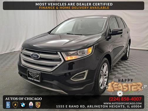 Shadow Black 2017 Ford Edge Titanium