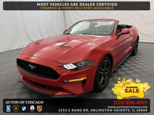 RED 2020 Ford Mustang EcoBoost Premium