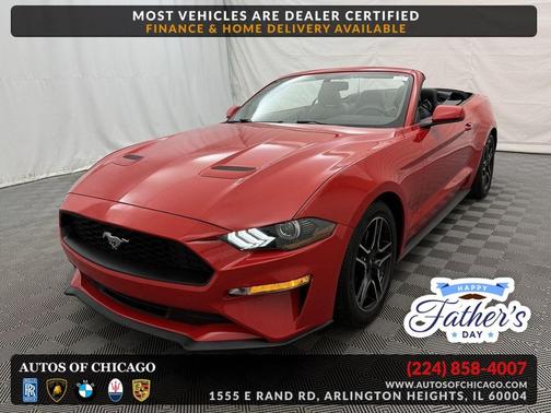 RED 2020 Ford Mustang EcoBoost Premium