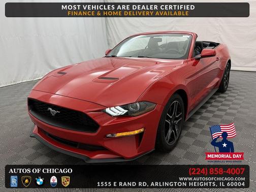 RED 2020 Ford Mustang EcoBoost Premium
