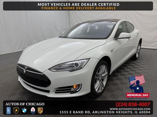 White 2013 Tesla Model S Performance
