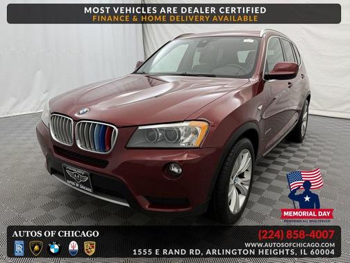 Vermilion Red Metallic 2013 BMW X3 xDrive35i