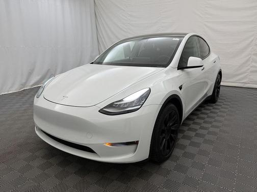Pearl White Multi-Coat 2020 Tesla Model Y Long Range Dual Motor All-Wheel Drive