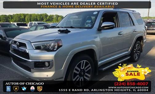 Classic Silver Metallic 2014 Toyota 4Runner Limited
