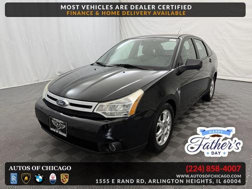 Black Clearcoat 2008 Ford Focus SE