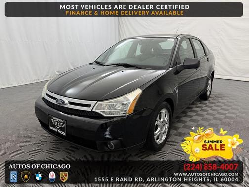 Black Clearcoat 2008 Ford Focus SE