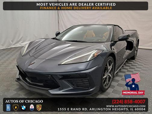 Shadow Gray Metallic 2020 Chevrolet Corvette Stingray w/2LT