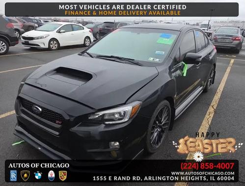Crystal Black Silica 2015 Subaru WRX STI Limited