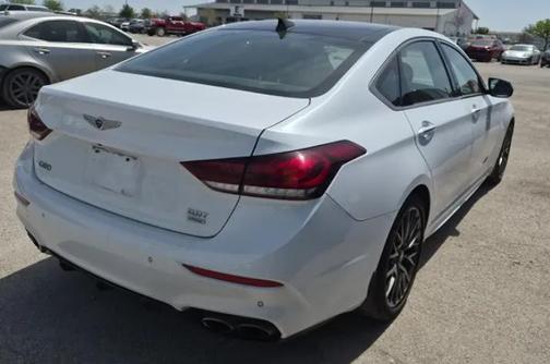 Casablanca White 2018 Genesis G80 3.3T Sport