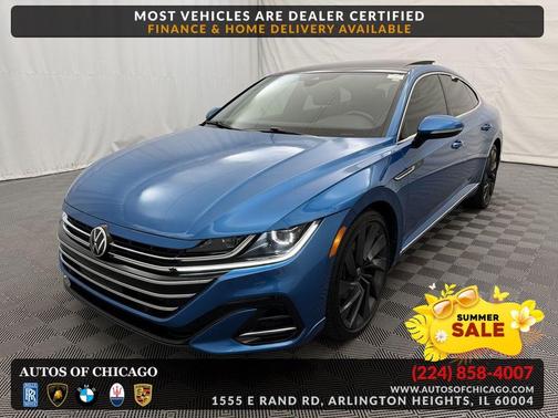 Kingfisher Blue Metallic 2023 Volkswagen Arteon 2.0T SEL R-Line 4MOTION