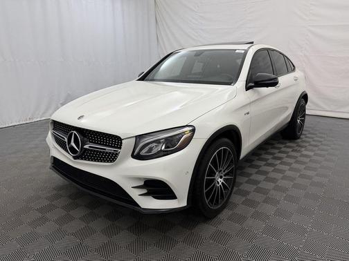 WHITE 2017 Mercedes-Benz AMG GLC 43 4MATIC Coupe