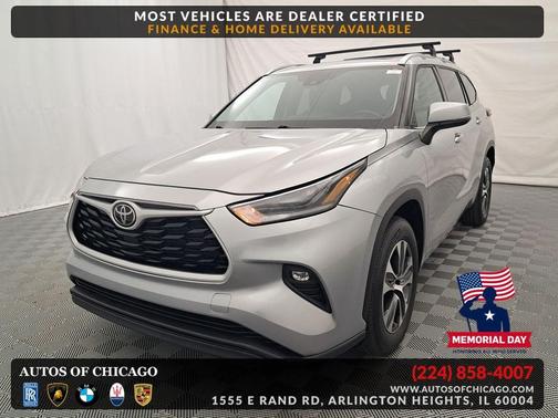 Celestial Silver Metallic 2021 Toyota Highlander XLE