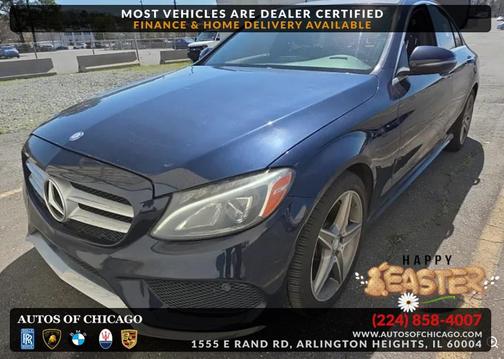 Lunar Blue Metallic 2016 Mercedes-Benz C-Class C 300 4MATIC Sport