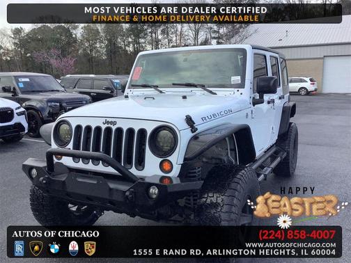 Bright White Clearcoat 2015 Jeep Wrangler Unlimited Rubicon