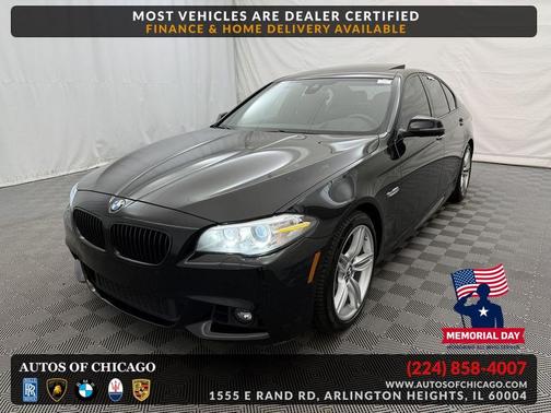 BLACK 2016 BMW 550 550i