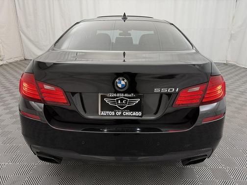 BLACK 2016 BMW 550 550i