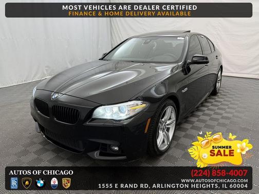 BLACK 2016 BMW 550 550i