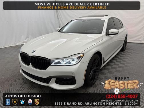 Mineral White Metallic 2019 BMW 750 i xDrive