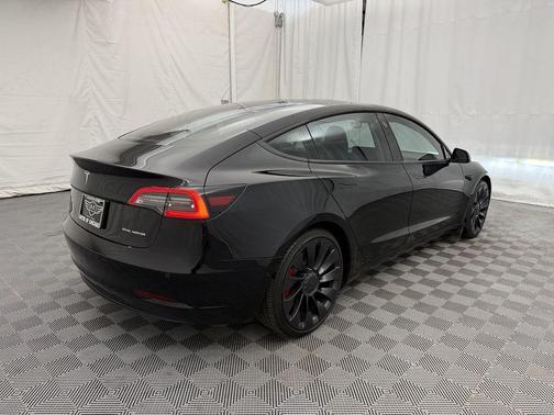 Solid Black 2021 Tesla Model 3 Performance