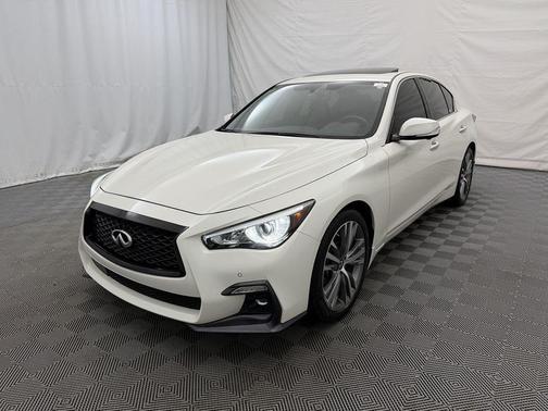 Majestic White 2021 INFINITI Q50 3.0t SENSORY