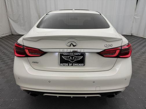 Majestic White 2021 INFINITI Q50 3.0t SENSORY