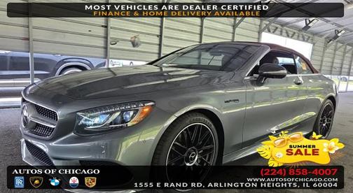 GRAY 2017 Mercedes-Benz S-Class Cabriolet