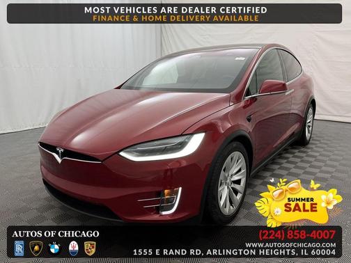 Red Multi-Coat 2017 Tesla Model X 100D