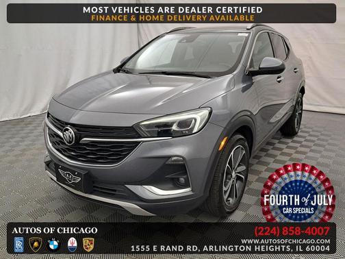 Satin Steel Metallic 2021 Buick Encore GX Essence