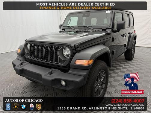 Black Clearcoat 2025 Jeep Wrangler Sport S