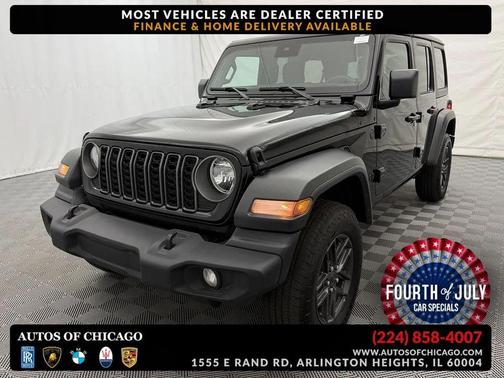 Black Clearcoat 2025 Jeep Wrangler Sport S