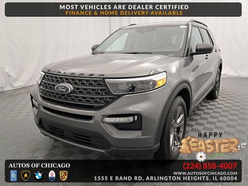 Carbonized Gray Metallic 2021 Ford Explorer XLT