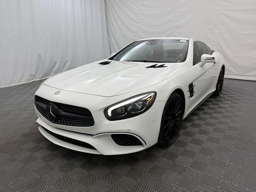 WHITE 2017 Mercedes-Benz SL 550 Roadster