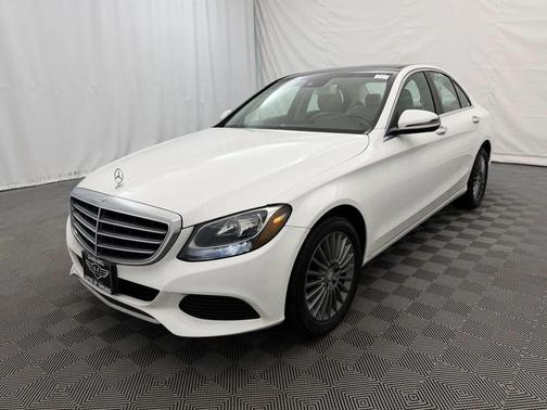 White 2017 Mercedes-Benz C-Class C 300 4MATIC Sport
