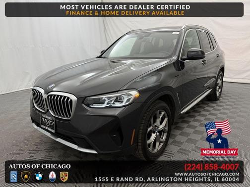 Dark Graphite Metallic 2024 BMW X3 xDrive30i
