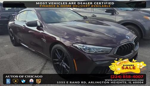 Ametrin Metallic 2021 BMW M8 Gran Coupe Competition Package