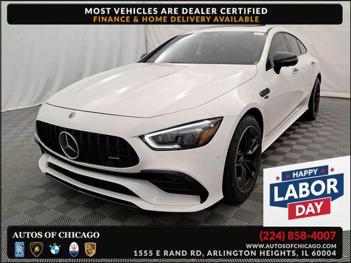 White 2020 Mercedes-Benz AMG GT 53 4-Door