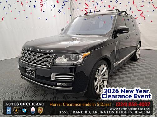 2015 Land Rover Range Rover 5.0L Supercharged Autobiography Black