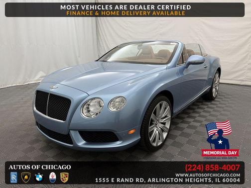 BLUE 2013 Bentley Continental GTC V8