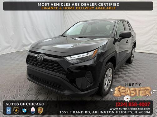 Midnight Black Metallic 2025 Toyota RAV4 LE