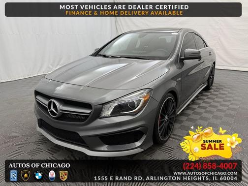 Mountain Gray Metallic 2014 Mercedes-Benz CLA-Class CLA 45 AMG 4MATIC