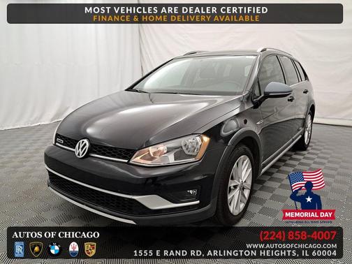 Deep Black Pearl 2017 Volkswagen Golf Alltrack TSI SEL