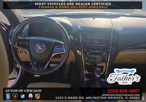 White Diamond Tricoat 2013 Cadillac ATS 3.6L Performance
