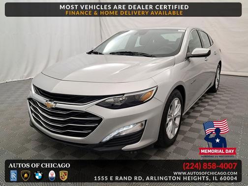 Silver Ice Metallic 2019 Chevrolet Malibu LT