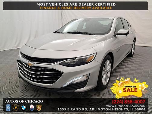 Silver Ice Metallic 2019 Chevrolet Malibu LT
