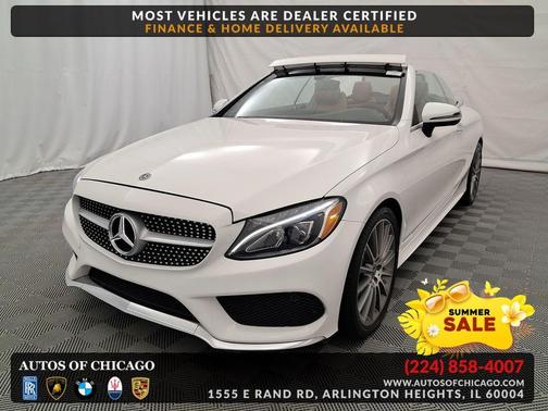 Polar White 2018 Mercedes-Benz C-Class Cabriolet